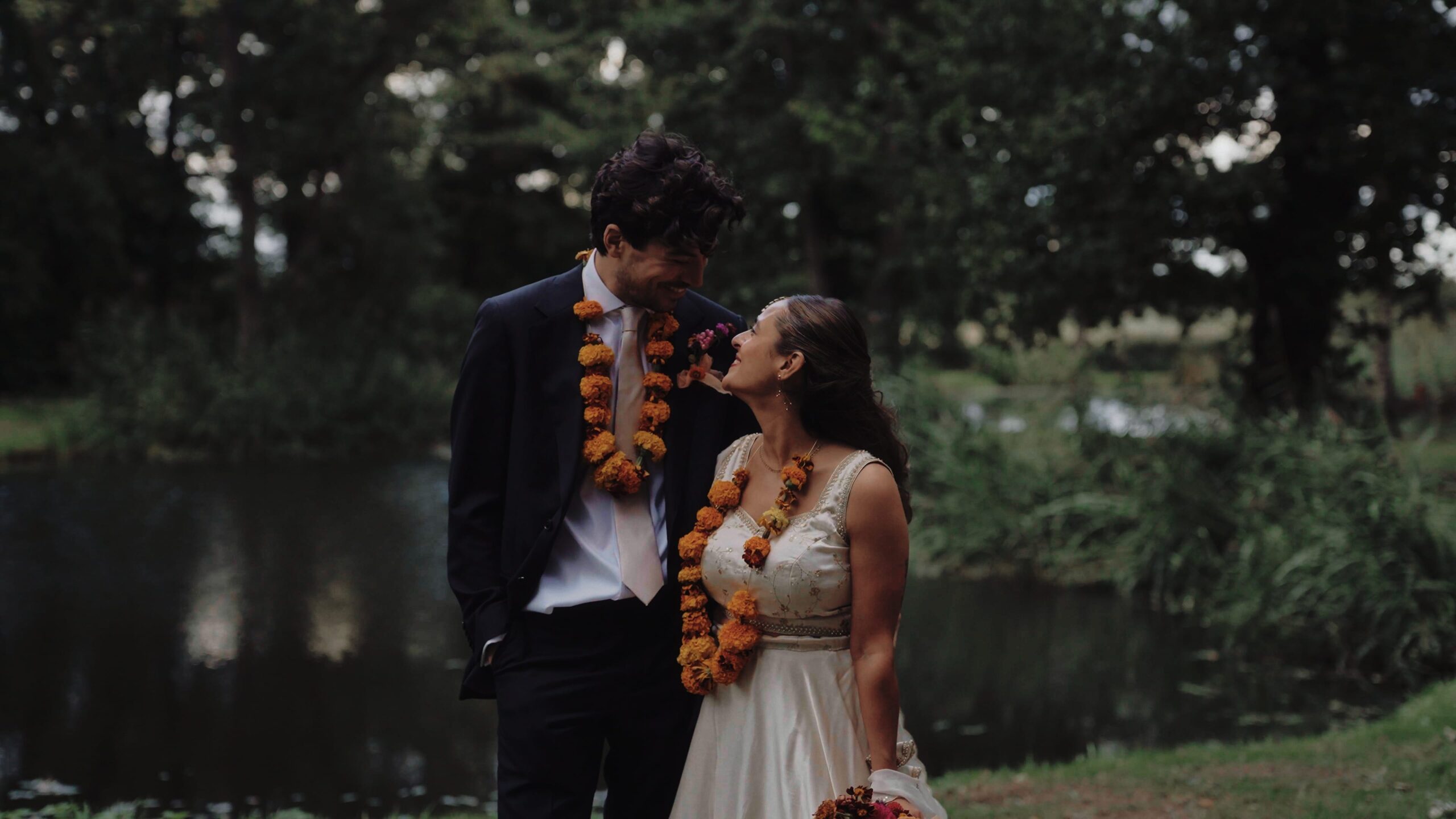A story-led wedding film moment captured during the couples wedding day