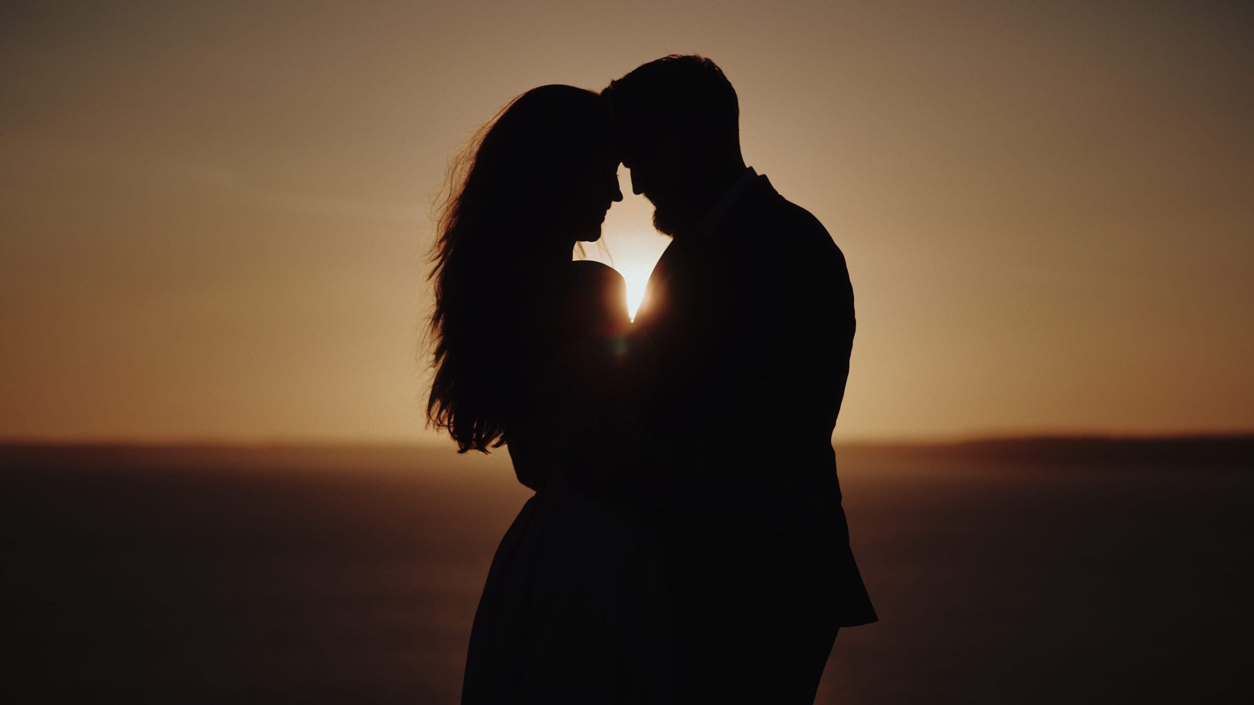 A story-led wedding film moment captured at sunset